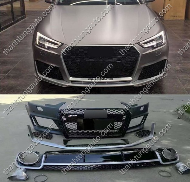 Bodykits cho xe Audi A4 2017-2018 mẫu RS4
