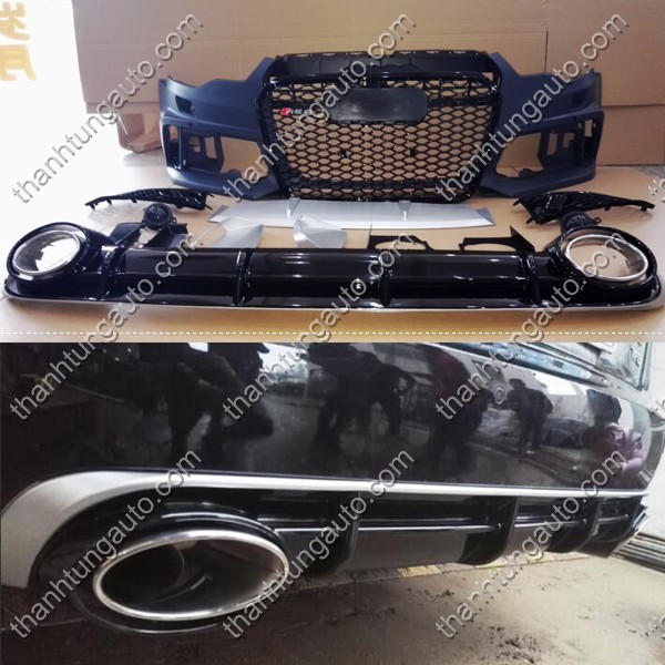 Bodykit trước sau cho xe Audi A6 2012-2015 mẫu RS6