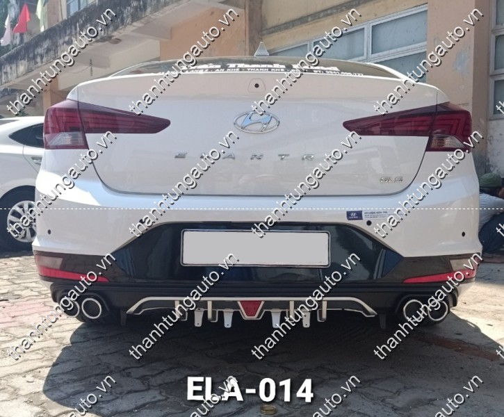 Lip sau chia 2 pô kép cho elantra 2020 mẫu 2