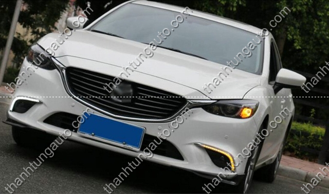 Ốp đèn gầm Led 2 sắc cho Mazda6 2016-2017