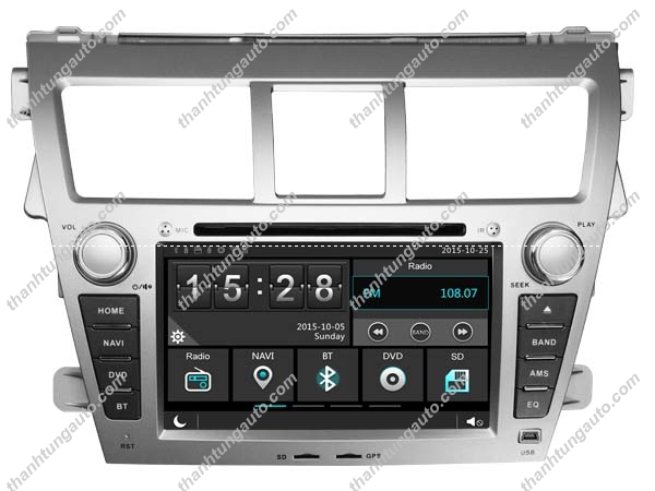 DVD liền màn hình Theo xe Vios 2007-2013 GPS