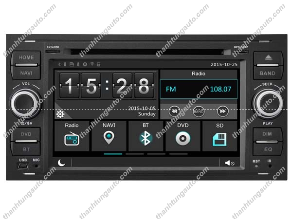 DVD liền màn hình sadosonic Theo xe Focus 2006-2011 GPS