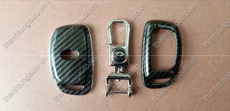 Ốp khóa vân carbon cho xe hyundai 2014-2017