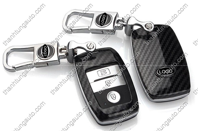 Ốp khóa carbon cho xe Kia 2014-2018