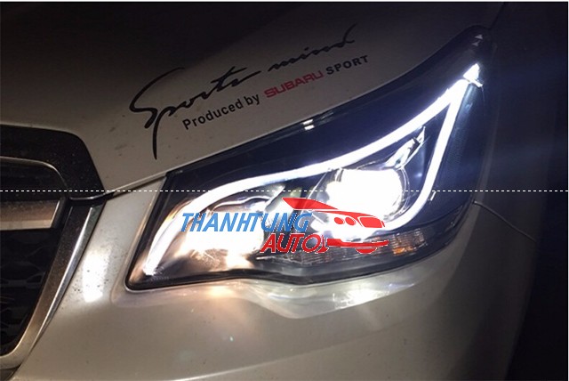 Đèn pha bi xenon Led Subaru Forester 2015-2017 mẫu Audi