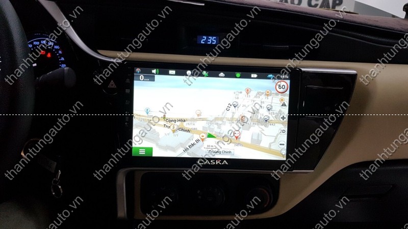 Màn hình android caska theo xe altis 2018