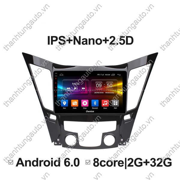 Màn hình android ownice cho xe Sonata Y20 2010-2014