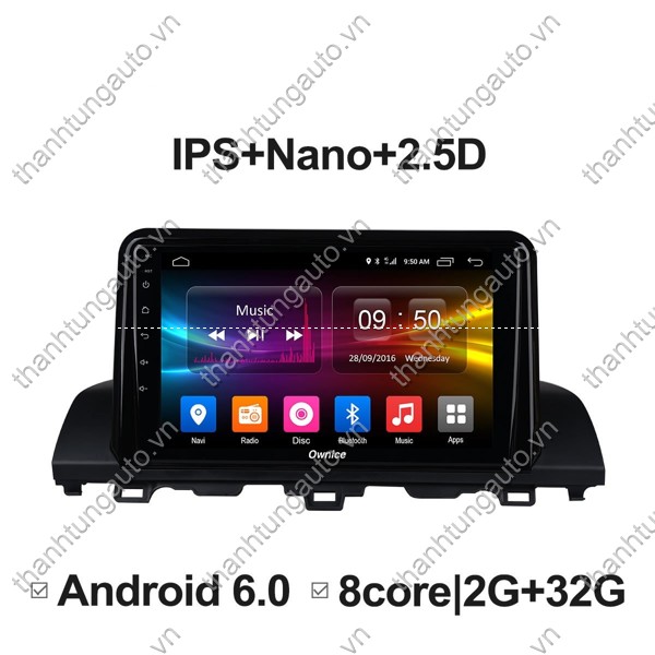 Màn hình android ownice theo xe Accord 2018