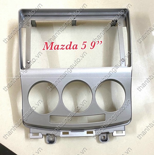 Mặt dưỡng lắp màn hình android cho xe Mazda 5