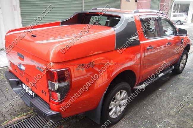 Nắp thùng thấp cho xe Ford Ranger mẫu Fullbox 1