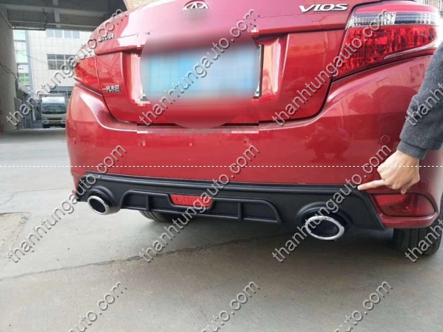 Lip sau chia 2 pô cho xe Vios 2014-2017