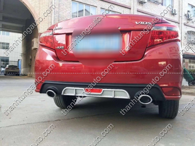 Lip sau chia 2 pô cho Vios 2014-2017 mẫu 2