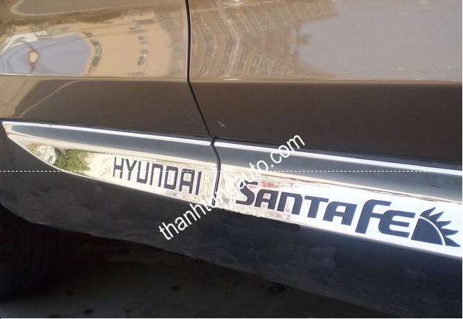 NẸP CHỐNG XƯỚC CÁNH CỬA CHO XE SANTAFE 2013-2017