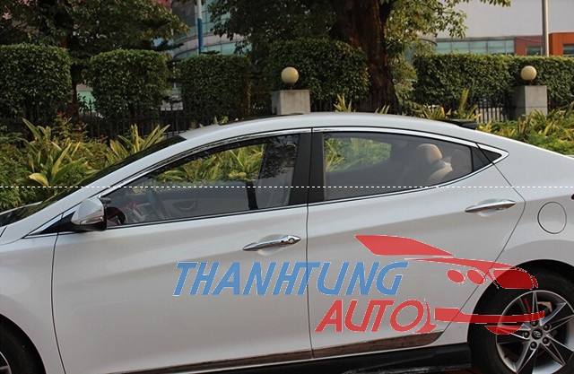 Viền khung kính cho xe Avante 2013 - 2014 (Nhập khẩu)