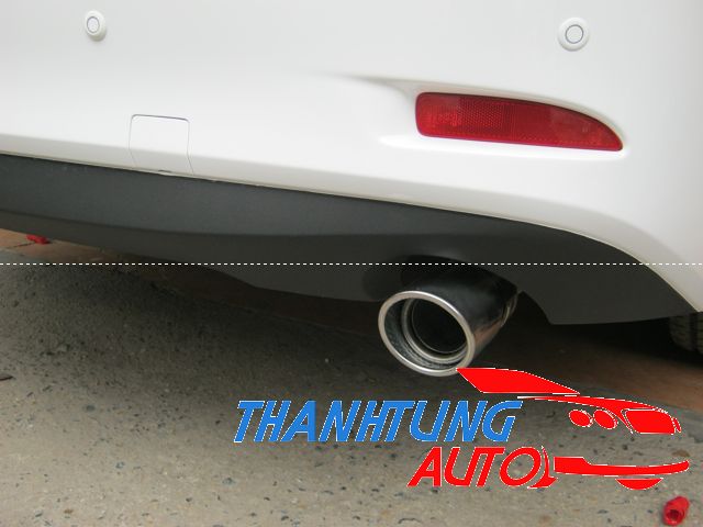 Chụp đuôi pô cho xe Mazda 6 - 2014
