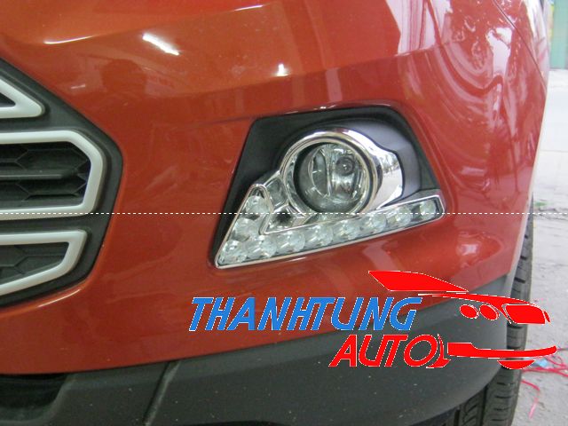 Ốp đèn gầm led cho xe Ecosport mẫu 2