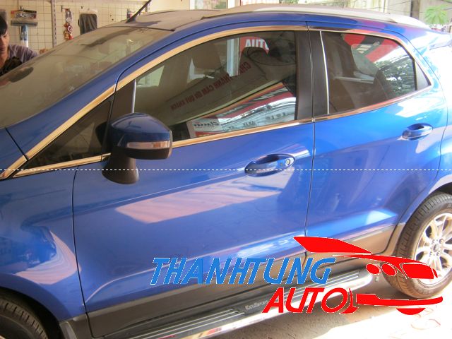 Nẹp chân kính,viền cong kính cho xe Ecosport