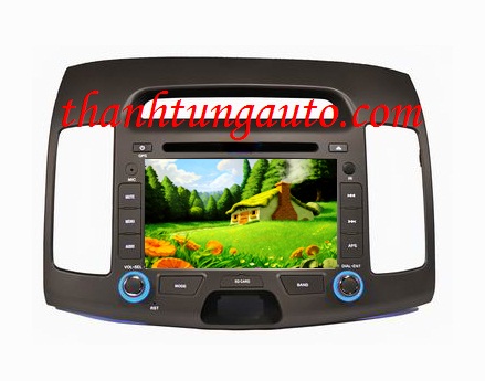 DVD liền màn hình Highsky theo xe elantra