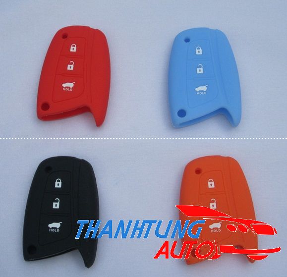 Vỏ chìa khóa silicone cho santafe 2013