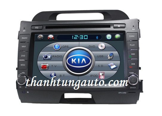 DVD liền màn hình Chtechi theo xe sportage