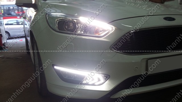 Ốp đèn gầm Led cho xe Focus 2016 mẫu mutang