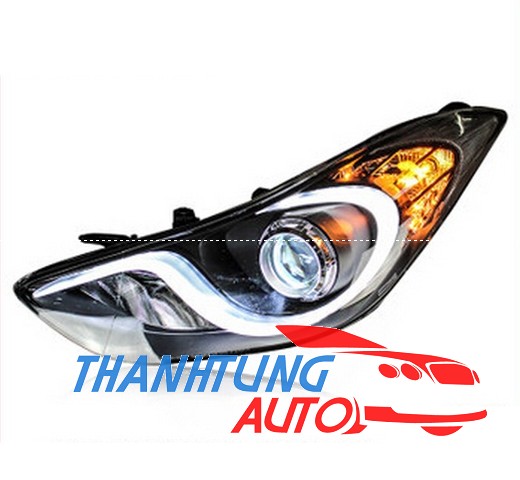 Đèn pha độ Led cho xe Elantra 2013 - 2015 mẫu 4