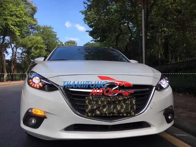 Đèn pha độ led cho Mazda3 2015-2016 mẫu Landrover
