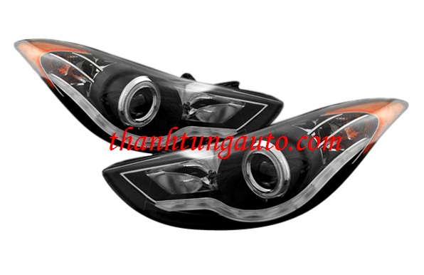 Đèn pha độ led nguyên bộ elantra 2012 - 2013 mẫu 1