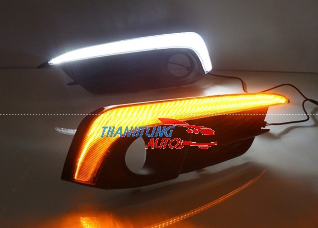 Ốp đèn gầm Led 2 sắc cho Civic 2018