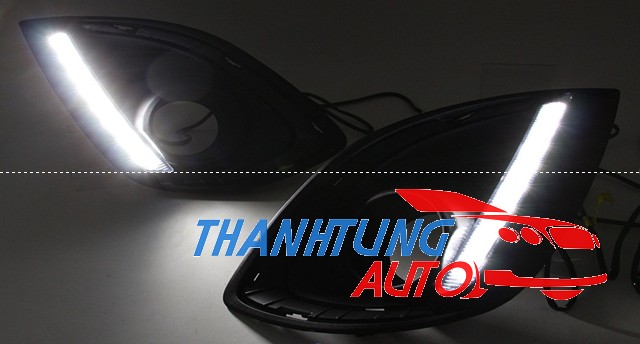 Ốp đèn gầm Led cho xe Mazda 2 seri 2012 - 2014