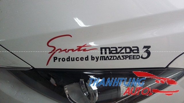 Tem dán mí đèn pha cho Mazda 3