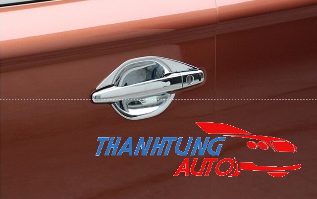 Ốp hõm tay cửa xi mạ cho xe OUTLANDER 2016-2018