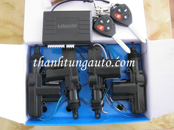 Điều khiển đóng mở cửa lotusviet chìa thẳng + mô tơ 