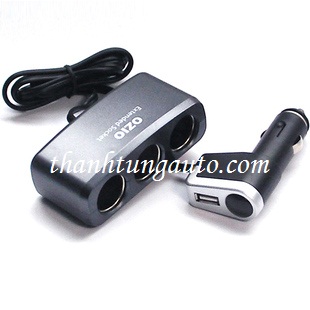 tẩu chia điện 3 ổ USB OZIO