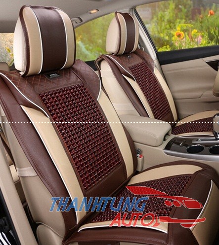 TỰA LƯNG DA 3D NGUYÊN BỘ CHO XE 4 CHỖ MẪU D200