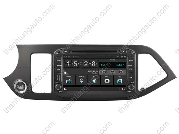 DVD liền màn hình cho xe Kia moning 2012-2015 Sadosonic V99