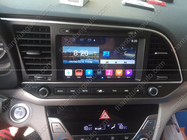 Màn hình DVD cho xe Elantra 2016 - 2017 Android S160