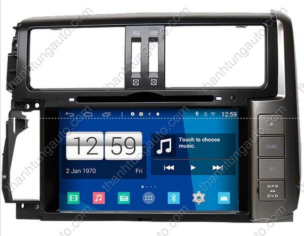 Màn hình DVD cho xe Toyota Prado 2010 - 2014 Android S160