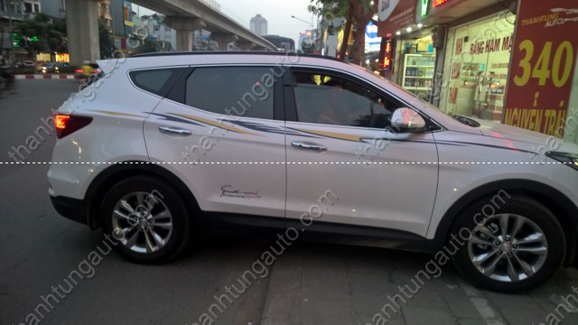 Tem độ thể thao cho xe Santafe 2015 