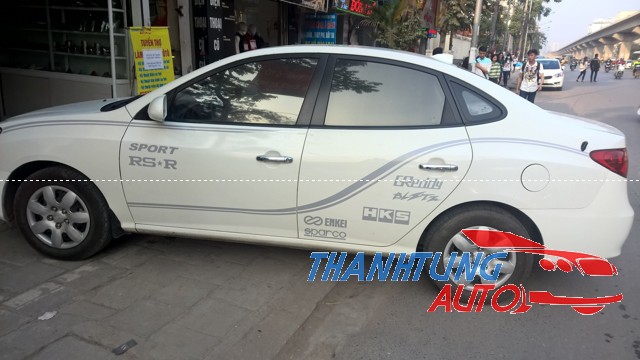 tem dán sườn xe các loại xe mẫu 1 màu ghi